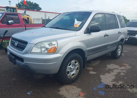 2005 Honda Pilot Lx z USA, uszkodzony, nr VIN 2HKYF18165H570678